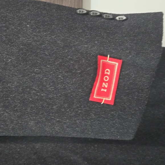 Men’s IZod Prospect Wool Charcoal 3-Button Topcoat Size 40RE - Picture 8 of 10